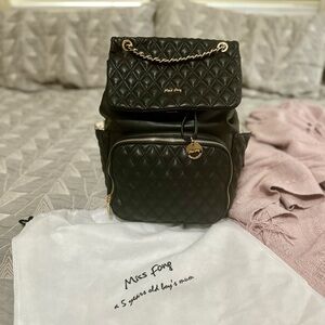 NWOT Quilted Miss Fong Diaper Bag Backpack